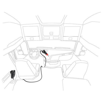 ΦΟΡΤΙΣΤΗΣ ΑΝΤΑΠΤΟΡΑΣ ΑΝΑΠΤΗΡΑ 4USB 12/24V ΜΕ ΚΑΛΩΔΙΟ 180cm 7800mA FAST CHARGE EXTENDER