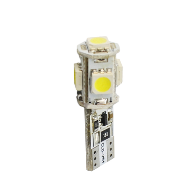 W5W 12V T10 W2,1x9,5d LED 5xSMD5050 ΛΕΥΚΟ (ΚΑΡΦΩΤΟ CAN-BUS) 1ΤΕΜ. M-TECH