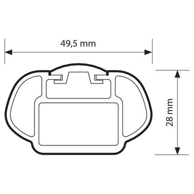 ΜΠΑΡΕΣ ΟΡΟΦΗΣ (L) 127cm IN RAIL STEEL ΑΛΟΥΜΙΝΙΟΥ 2ΤΕΜ. ΜΕ ΚΛΕΙΔΑΡΙΕΣ ΓΙΑ ΟΧΗΜΑΤΑ ΜΕ FLUSH RAILIN