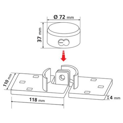 ΚΛΕΙΔΑΡΙΑ ΓΙΑ CONTAINER ΜΕ ΚΛΕΙΔΙ ZANNA TYTAN ΑΠΟ ΑΝΟΞΕΙΔΩΤΟ ΑΤΣΑΛΙ