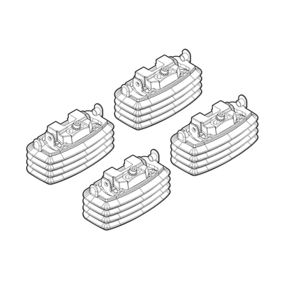 MERCEDES A-KLAS W169 3D/5D 9/04-4/10 KIT ΑΚΡΑ (ΠΟΔΙΑ) ΓΙΑ ΜΠΑΡΕΣ NORDRIVE