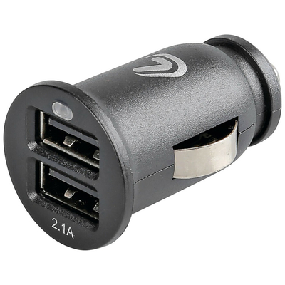 ΦΟΡΤΙΣΤΗΣ ΑΝΑΠΤΗΡΑ ΜΕ 2 ΘΥΡΕΣ USB 2100mA 12/24V LED FAST CHARGE