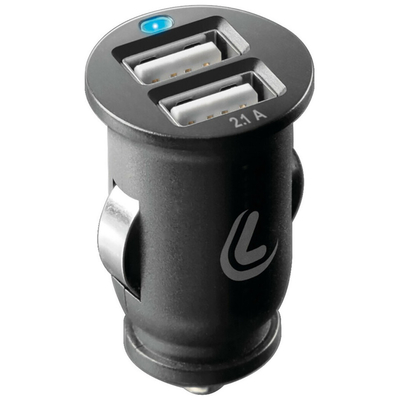 ΦΟΡΤΙΣΤΗΣ ΑΝΑΠΤΗΡΑ ΜΕ 2 ΘΥΡΕΣ USB 2100mA 12/24V LED FAST CHARGE