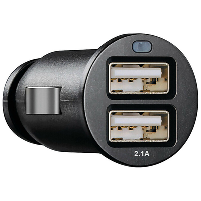 ΦΟΡΤΙΣΤΗΣ ΑΝΑΠΤΗΡΑ ΜΕ 2 ΘΥΡΕΣ USB 2100mA 12/24V LED FAST CHARGE