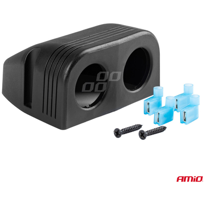 ΒΑΣΗ ΔΙΠΛΗ ΓΙΑ ΠΡΙΖΕΣ MOD-16 5x5x3cm ΔΙΑΜΕΤΡΟΣ ΤΡΥΠΑΣ: 3cm AMIO