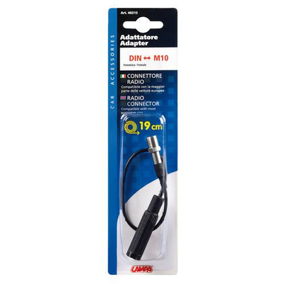 ΑΝΤΑΠΤΟΡΑΣ ΚΕΡΑΙΑΣ DIN/M10 (ΑΠΟ ΘΗΛΥΚΟ ΣΕ ΑΡΣΕΝΙΚΟ)