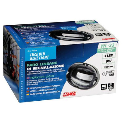ΠΡΟΒΟΛΕΑΣ ΟΡΙΟΘΕΤΗΣΗΣ ΟΓΚΟΥ ΓΙΑ ΠΕΡΟΝΟΦΟΡΟ ΑΝΥΨΩΤΙΚΟ ΟΧΗΜΑ (ΚΛΑΡΚ) WL-23 3LED 9W 300lm 10-80V (100x87x61mm) ΦΩΣ ΚΑΡΦΙ ΜΠΛΕ 1ΤΕΜ.