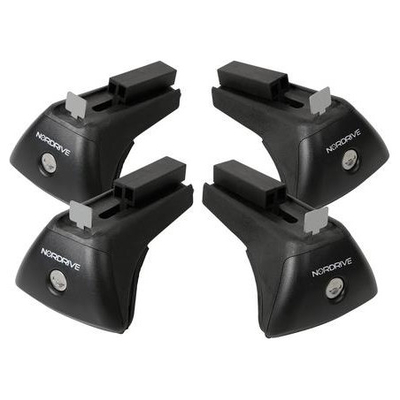 KIT ΑΚΡΑ (ΠΟΔΙΑ) RAIL-X ΓΙΑ ΣΙΔΕΡΕΝΙΕΣ ΜΠΑΡΕΣ QUADRA NORDRIVE ME FLUSH RAILING ME ΚΛΕΙΔΙ - 4 TEM.