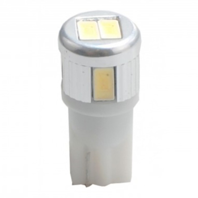 W5W 12V T10 W2,1x9,5d LED 6xSMD5730 ΛΕΥΚΟ (ΚΑΡΦΩΤΟ ΑΚΑΛΥΚΟ) BLISTER 2ΤΕΜ. M-TECH