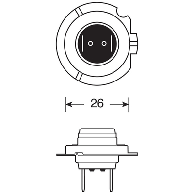 H18 12V 65W PY26d-1 1700lm STANDARD LINE ΑΛΟΓΟΝΟΥ (ΚΟΥΤΙ) - 1 ΤΕΜ.