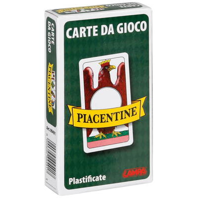 PIACENTINE ΠΑΙΧΝΙΔΙ ΜΕ ΚΑΡΤΕΣ ΑΠΟ ΠΛΑΣΤΙΚΟΠΟΙΗΜΕΝΟ ΧΑΡΤΙ ΜΕ ΔΙΑΣΤΑΣΕΙΣ ΚΑΡΤΑΣ 94x51mm