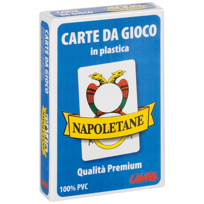 NEAPOLITAN ΠΑΙΧΝΙΔΙ ΜΕ ΚΑΡΤΕΣ 100% PVC ΜΕ ΔΙΑΣΤΑΣΕΙΣ ΚΑΡΤΑΣ 83x52mm