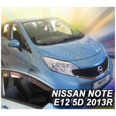 NISSAN NOTE E12 5D 2013+ ΖΕΥΓΑΡΙ ΑΝΕΜΟΘΡΑΥΣΤΕΣ ΑΠΟ ΕΥΚΑΜΠΤΟ ΦΙΜΕ ΠΛΑΣΤΙΚΟ HEKO - 2 ΤΕΜ.