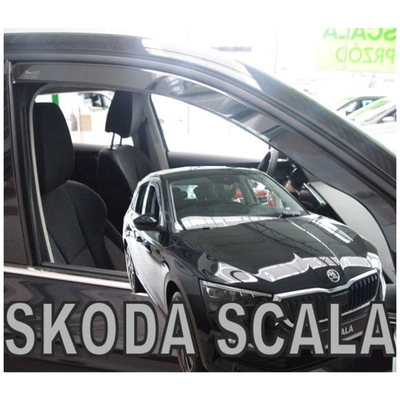 SKODA SCALA 5D 2019+ ΖΕΥΓΑΡΙ ΑΝΕΜΟΘΡΑΥΣΤΕΣ ΑΠΟ ΕΥΚΑΜΠΤΟ ΦΙΜΕ ΠΛΑΣΤΙΚΟ HEKO - 2 ΤΕΜ.