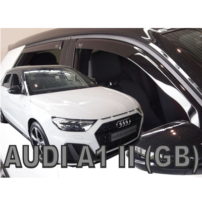 AUDI A1 5D 2018+ ΣΕΤ ΑΝΕΜΟΘΡΑΥΣΤΕΣ ΑΥΤΟΚΙΝΗΤΟΥ ΑΠΟ ΕΥΚΑΜΠΤΟ ΦΙΜΕ ΠΛΑΣΤΙΚΟ HEKO - 4 ΤΕΜ.