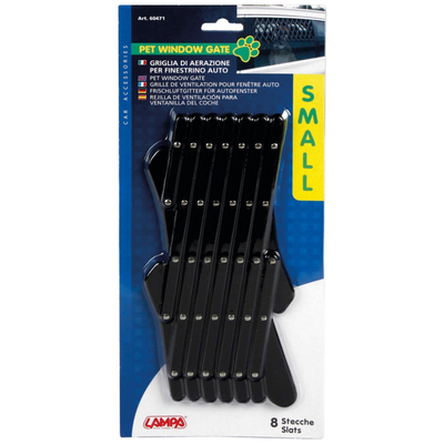 ΚΑΓΚΕΛΟ ΠΑΡΑΘΥΡΟΥ ΓΙΑ ΣΚΥΛΟΥΣ- ΚΑΤΟΙΚΙΔΙΑ ΖΩΑ (S) 42x20cm 8 ΠΛΕΓΜΑΤΩΝ PET WINDOW GATE-1ΤΕΜ.