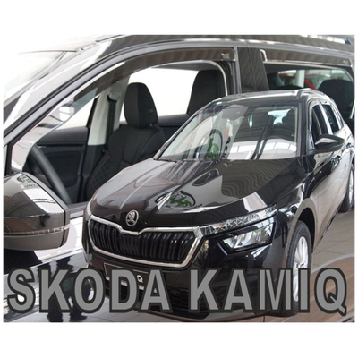 SKODA KAMIQ 5D 2019+ ΣΕΤ ΑΝΕΜΟΘΡΑΥΣΤΕΣ ΑΥΤΟΚΙΝΗΤΟΥ ΑΠΟ ΕΥΚΑΜΠΤΟ ΦΙΜΕ ΠΛΑΣΤΙΚΟ HEKO - 4 ΤΕΜ.