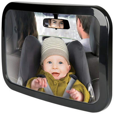 ΚΑΘΡΕΠΤΗΣ ΓΙΑ ΠΡΟΣΚΕΦΑΛΟ ΚΑΘΙΣΜΑΤΟΣ BACK-SEAT BABY MIRROR ΚΥΡΤΟΣ 290x190mm