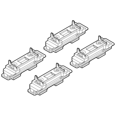CITROEN C8 11/02+ KIT ΑΚΡΑ (ΠΟΔΙΑ) ΓΙΑ ΜΠΑΡΕΣ NORDRIVE