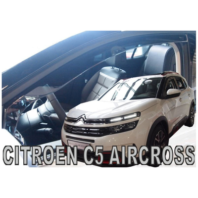 CITROEN C5 AIRCROSS 5D 2019-2021 ΖΕΥΓΑΡΙ ΑΝΕΜΟΘΡΑΥΣΤΕΣ ΑΠΟ ΕΥΚΑΜΠΤΟ ΦΙΜΕ ΠΛΑΣΤΙΚΟ HEKO - 2 ΤΕΜ.