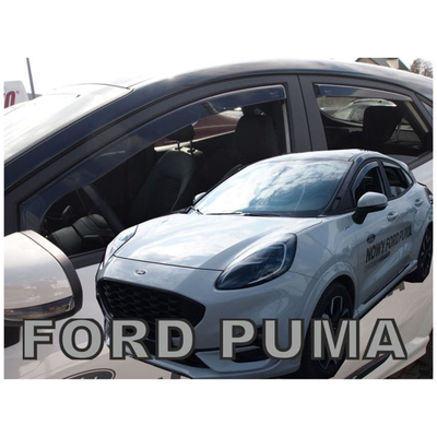 FORD PUMA 5D 2019+ ΣΕΤ ΑΝΕΜΟΘΡΑΥΣΤΕΣ ΑΥΤΟΚΙΝΗΤΟΥ ΑΠΟ ΕΥΚΑΜΠΤΟ ΦΙΜΕ ΠΛΑΣΤΙΚΟ HEKO - 4 ΤΕΜ.
