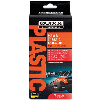 KIT ΑΝΑΝΕΩΣΗΣ ΚΑΙ ΠΡΟΣΤΑΣΙΑΣ ΓΙΑ ΠΛΑΣΤΙΚΑ ΣΕ  ΜΑΥΡΟ ΧΡΩΜΑ QUIXX 75ml