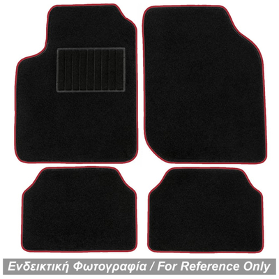 TYPE-B UNIVERSAL ΠΑΤΑΚΙΑ ΜΟΚΕΤΑ (ΜΑΥΡΟ ΜΕ ΚΟΚΚΙΝΟ ΡΕΛΙ) - 4 ΤΕΜ.