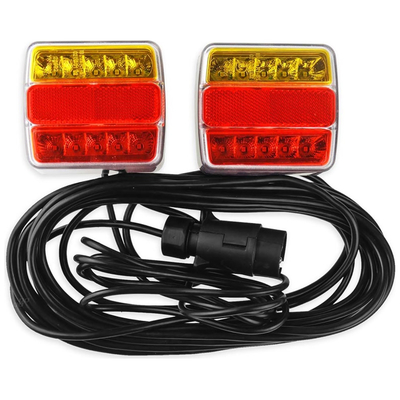 ΦΑΝΑΡΙΑ ΠΙΣΩ ΤΡΕΙΛΕΡ ΜΑΓΝΗΤΙΚΑ LED ΜΕ ΚΑΛΩΔΙΟ 7pin 12V 100x95x37mm TLS03 AMIO – 2 ΤΕΜ.