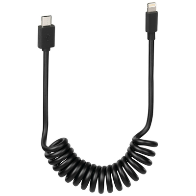 ΚΑΛΩΔΙΟ ΦΟΡΤΙΣΗΣ ΚΙΝΗΤΟΥ E-BIKE SPRING MICRO USB- APPLE 8 PIN ΣΠΙΡΑΛ 25-100cm