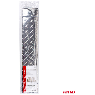 ΗΛΙΟΠΡΟΣΤΑΣΙΑ ΕΣΩΤΕΡΙΚΗ ΠΑΡΜΠΡΙΖ 145x70cm LASER ΑΜΙΟ - 1 ΤΕΜ.