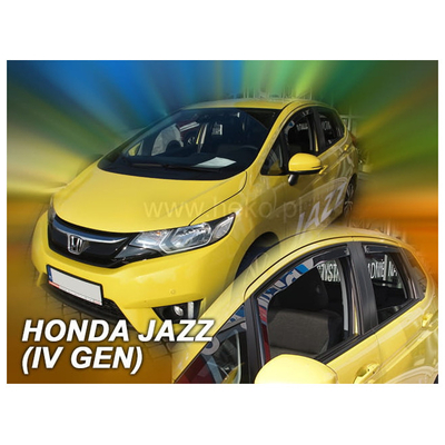HONDA JAZZ IV 5D 2013-2020   ΣΕΤ ΑΝΕΜΟΘΡΑΥΣΤΕΣ ΑΥΤΟΚΙΝΗΤΟΥ ΑΠΟ ΕΥΚΑΜΠΤΟ ΦΙΜΕ ΠΛΑΣΤΙΚΟ HEKO - 4 ΤΕΜ.