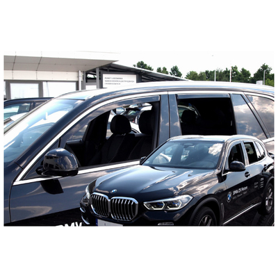 BMW X5 G05 5D 2018+ -ΣΕΤ ΑΝΕΜΟΘΡΑΥΣΤΕΣ ΑΥΤΟΚΙΝΗΤΟΥ ΑΠΟ ΕΥΚΑΜΠΤΟ ΦΙΜΕ ΠΛΑΣΤΙΚΟ HEKO - 4 ΤΕΜ.