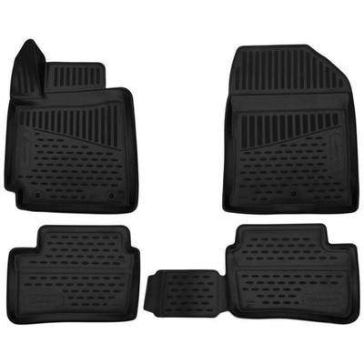 KIA PICANTO HTB 2017+ ΜΑΡΚΕ ΠΑΤΑΚΙΑ ΣΕ ΣΚΑΦΗ TPE ΛΑΣΤΙΧΟ ΣΕ ΜΑΥΡΟ ΧΡΩΜΑ NOVLINE - 4 ΤΕΜ.