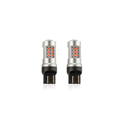 WR21/5W T20 12/24V 6,2W 5.600K LED 24xSMD3030 CAN-BUS ΚΟΚΚΙΝΟ 18x56mm 2ΤΕΜ.