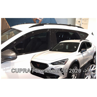 CUPRA FORMENTOR 5D 2020+  ΣΕΤ ΑΝΕΜΟΘΡΑΥΣΤΕΣ ΑΥΤΟΚΙΝΗΤΟΥ ΑΠΟ ΕΥΚΑΜΠΤΟ ΦΙΜΕ ΠΛΑΣΤΙΚΟ HEKO - 4 ΤΕΜ.