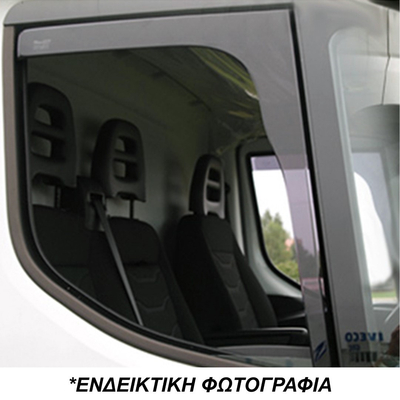 KIA Κ-2700/2500 2D 97-04 BUS - ΖΕΥΓΑΡΙ ΑΝΕΜΟΘΡΑΥΣΤΕΣ  ΑΠΟ ΕΥΚΑΜΠΤΟ ΦΙΜΕ ΠΛΑΣΤΙΚΟ HEKO - 2 ΤΕΜ.