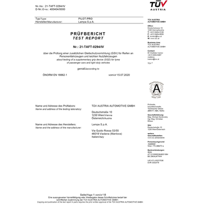 ΑΛΥΣΙΔΑ ΧΙΟΝΙΟΥ PILOT-PRO P-2 LAMPA ΜΕ ΘΡΑΥΣΤΕΣ ΠΑΓΟΥ ΚΑΙ ΠΙΑΣΙΜΟ ΣΤΟ ΜΠΟΥΛΟΝΙ ΤΟΥ ΤΡΟΧΟΥ - 2 ΤΕΜ.