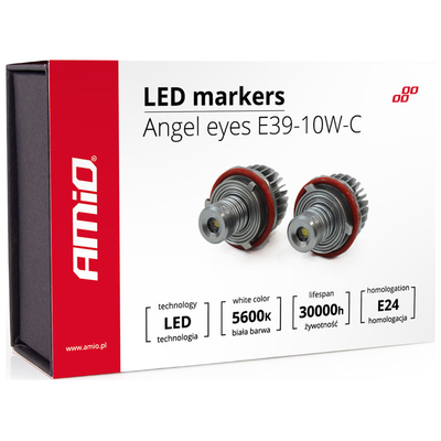 BMW ΣΕΙΡΑ 1+3+5 E39/E53/E65/E66/E60/E61/E63/E64/E87 ΛΑΜΠΑΚΙΑ ΓΙΑ ANGEL 270lm 10W 2ΤΕΜ.