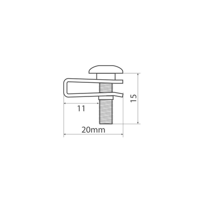 ΚΙΤ ΤΟΠΟΘΕΤΗΣΗΣ FAIRINGS MOTO ΑΠΟ ΑΝΑΔ. ΑΛΟΥΜΙΝΙΟ (ΒΙΔΕΣ M5 /ΜΕΤΑΛΛΙΚΟ ΚΛΙΠ/ΡΟΔΕΛΕΣ) ΚΟΚΚΙΝΟ LAMPA -10 TEM.