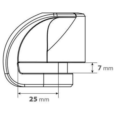 ΑΝΤΙΚΛΕΠΤΙΚΟ ΔΙΣΚΟΦΡΕΝΟΥ STONE XS ΚΟΚΚΙΝΟ 5,5mm (2 ΚΛΕΙΔΙΑ) LAMPA - 1 ΤΕΜ