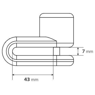 ΑΝΤΙΚΛΕΠΤΙΚΟ ΔΙΣΚΟΦΡΕΝΟΥ PINCH ΜΑΥΡΟ 5,5mm (2 ΚΛΕΙΔΙΑ) LAMPA - 1 ΤΕΜ