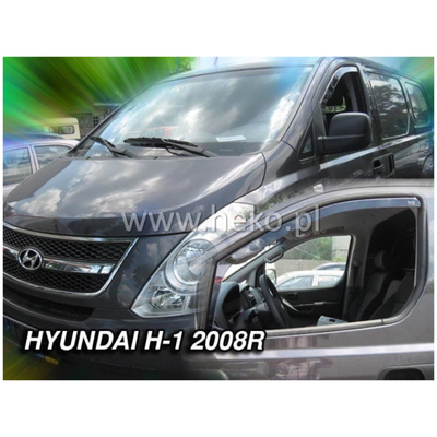 HYUNDAI H1 STAREX 4WD 4D 2008+ ΖΕΥΓΑΡΙ ΑΝΕΜΟΘΡΑΥΣΤΕΣ ΑΠΟ ΕΥΚΑΜΠΤΟ ΦΙΜΕ ΠΛΑΣΤΙΚΟ HEKO - 2 ΤΕΜ.