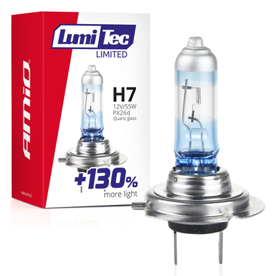 H7 12V 55W P14,5s LUMITEC LIMITED +130%  UP TO 40m AMIO - 1 ΤΕΜ.