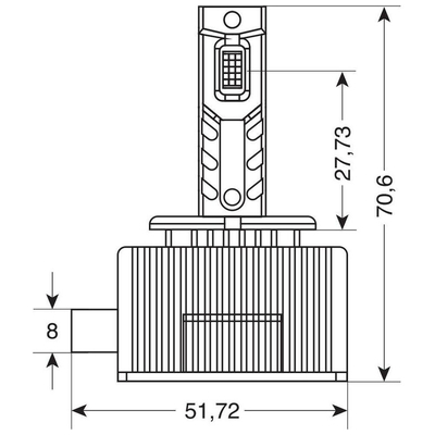 D3S/D3R 12/24V 35W 6.000K 8000lm LED SEOUL CSP-3570chips CAN BUS PLUG & PLAY LAMPA - 2ΤΕΜ.