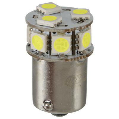 P21W 24/32V Ba15s 3,5W 180lm 10xSMDx1CHIP LED CAN-BUS (ΦΟΥΝΤΟΥΚΙ) ΛΕΥΚΟ ΔΙΑΘΛΑΣΗΣ ΣΑΚΟΥΛΑ ​ LAMPA - 20 TEM.