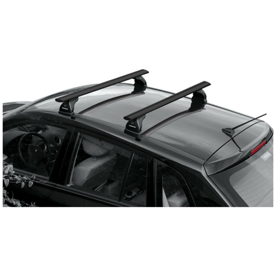 ΜΠΑΡΕΣ ΟΡΟΦΗΣ ΑΝΟΔΙΩΜΕΝΟΥ ΑΛΟΥΜΙΝΙΟΥ SILENZIO ΜΑΥΡΗ (S) 108 cm NORDRIVE - 2 ΤΕΜ.