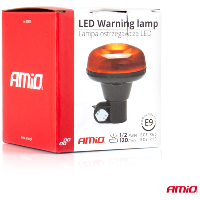 ΦΑΡΟΣ LED MINI 12/24V 18SMD ΒΙΔΩΤΟΣ ΠΟΡΤΟΚΑΛΙ 97x86mm  AMIO -1 ΤΕΜ.