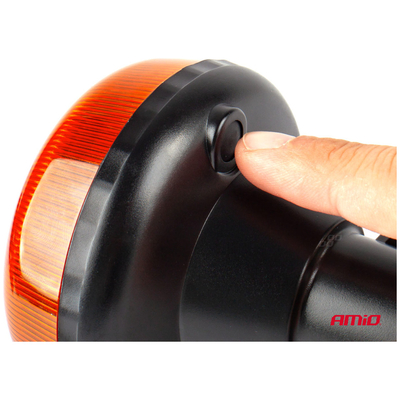 ΦΑΡΟΣ LED MINI 12/24V 18SMD ΒΙΔΩΤΟΣ ΠΟΡΤΟΚΑΛΙ 97x86mm  AMIO -1 ΤΕΜ.