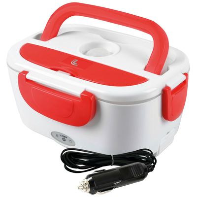ΔΟΧΕΙΟ ΦΑΓΗΤΟΥ (ΤΑΠΕΡ)  12/24V/220v 50W 80cm 1,5lt ΗΛΕΚΤΡΙΚΟ/ΘΕΡΜΑΙΝΟΜΕΝΟ LUNCH-BOX ΛΕΥΚΟ/ΚΟΚΚΙΝΟ 35x17cm LAMPA - 1 ΤΕΜ