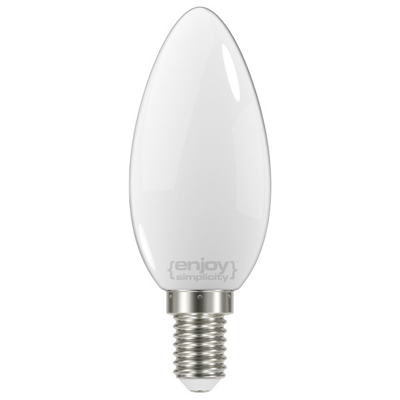 ELVHX - EL824356 | LED FILLAMENT MILKY B35|4W(>39w) Ε14|6500k|450lm|{enjoysimplicity}™